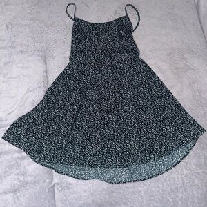 SHEIN Green Floral Dress